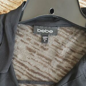 Bebe Women's Black Blouse